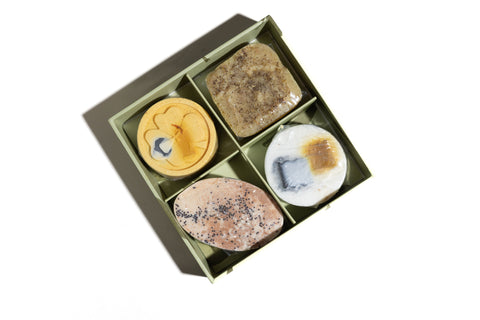 Gift Box of 4 Mini Soaps - Perfect Skincare Gift Set