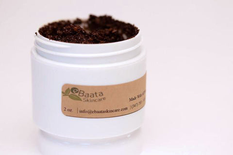 Coffee and Sugar Scrub relieves dry skin and alleviates eczema and psoriasis