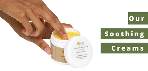 4 oz. Shea Butter cream soothes and helps alleviates eczema or dry skin 